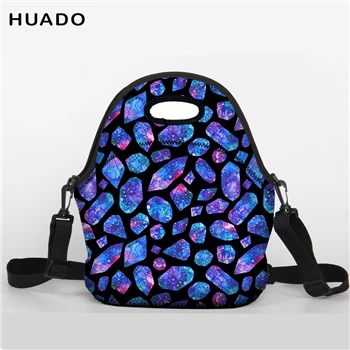 lunch bag Неопреновый водонепроницаемый Термоизолированный мешок складная сумка Ланч Пакет для пищевых продуктов мешок для пикника контейнер - Цвет: lunch bag
