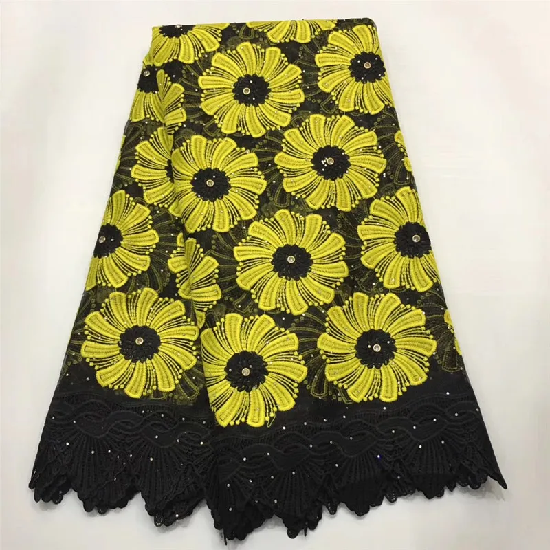 Новейший стиль 2019 африканская кружевная ткань с камнями нигерийский Свадебный