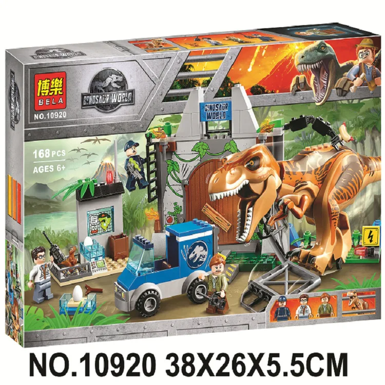 Динозавры юрского периода Tyrannosaurus Breakout 168 шт. блоки игрушки подарки совместимые