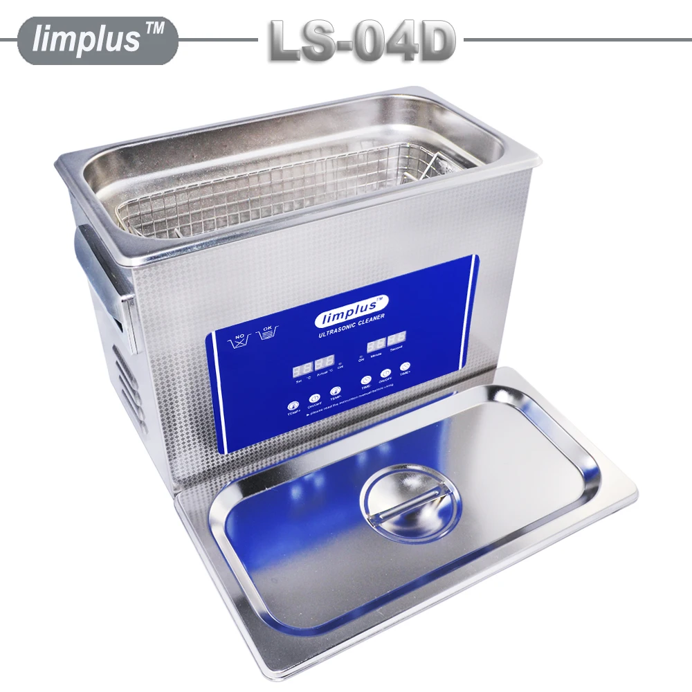 Ультразвуковой очиститель Limplus 4.5L с цифровым таймером и нагревом ювелирных