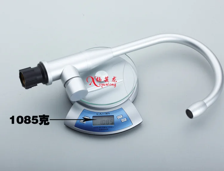 Manufacturers wholesale space aluminum kitchen faucet hot&ampcold vegetables basin sink Single hole water tap free shipping |