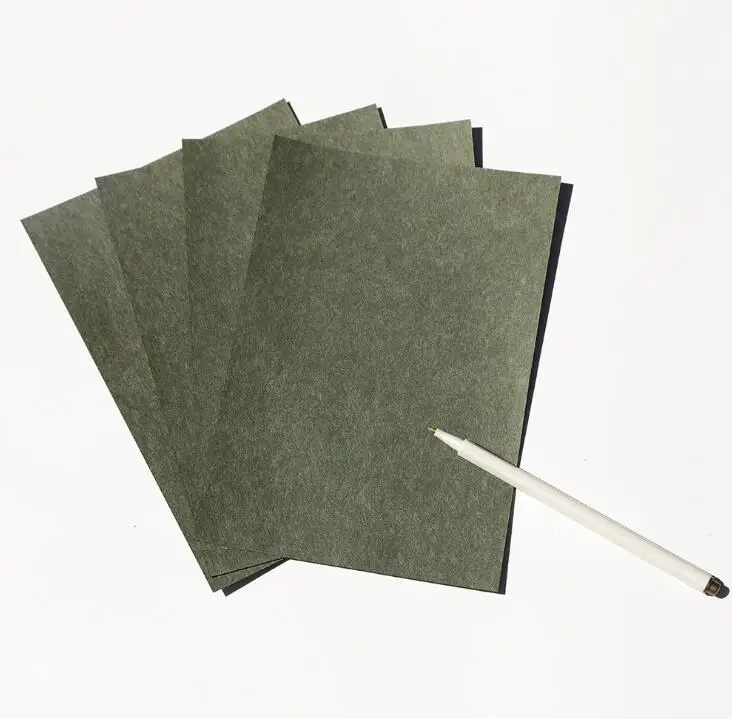 Deep Green XRHYY 4 листа 20,9x14,4 см винтажная стационарная бумага крафт-бумага для письма канцелярские ретро-бумага для письма пустая бумага для крафт-письма - Цвет: Deep Green