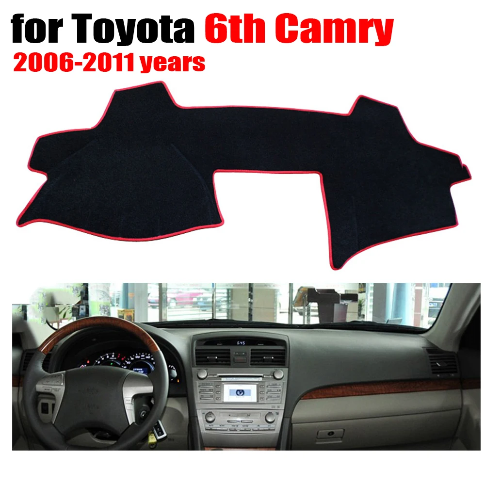 Крышка приборной панели автомобиля коврик для TOYOTA 6th CAMRY 2006 2011 лет левосторонний