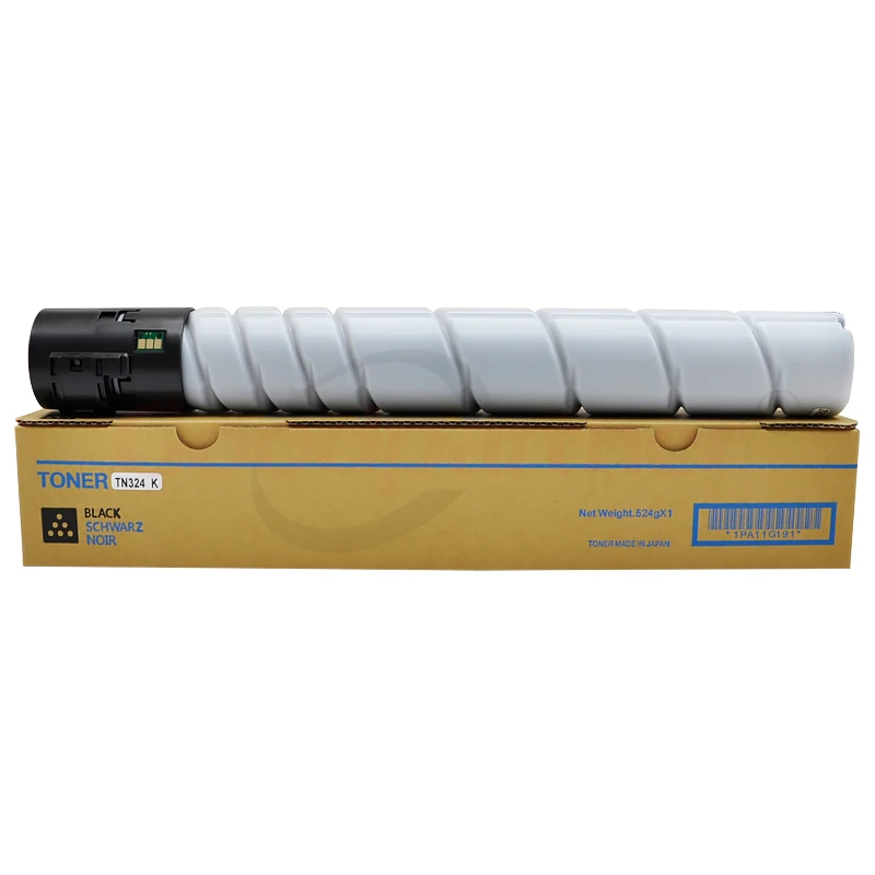 1 шт bizhub C258 C308 C368 TN324 Цвет тонер-картридж с чипом для Konica Minolta TN-324Y TN-324K TN-324M TN-324C