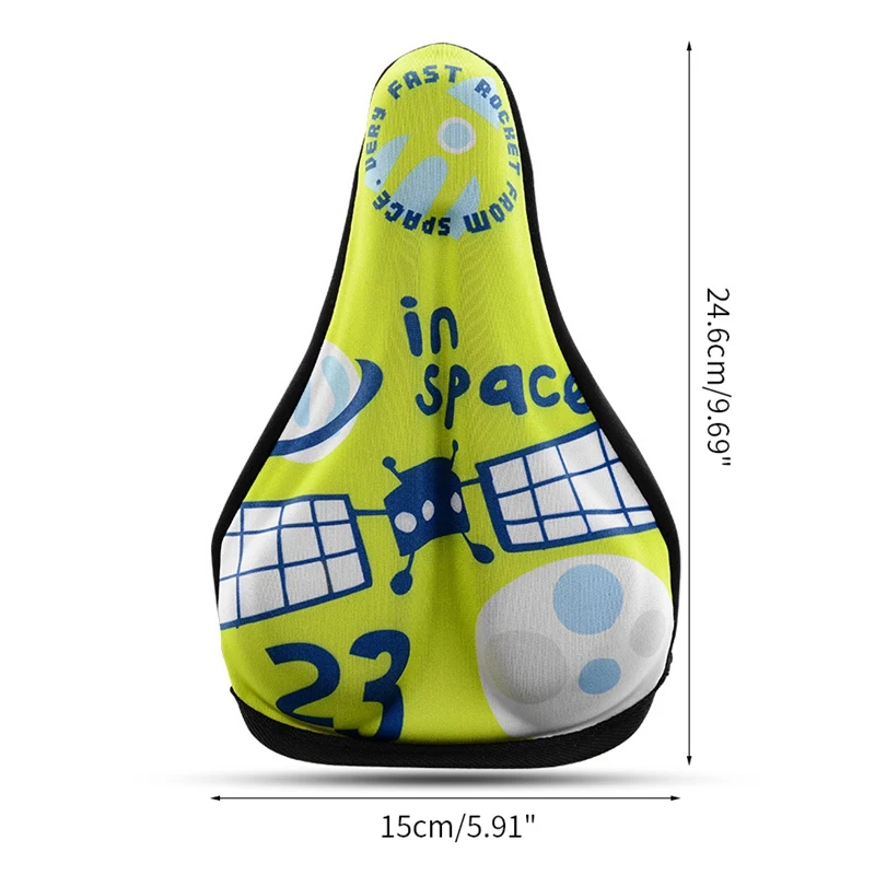 Новое дорожное велосипедное седло для детей утолщенное Силиконовое коврик