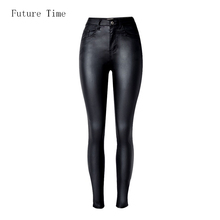Pantalones Pantalones vaqueros ajustados de cintura alta para mujer...