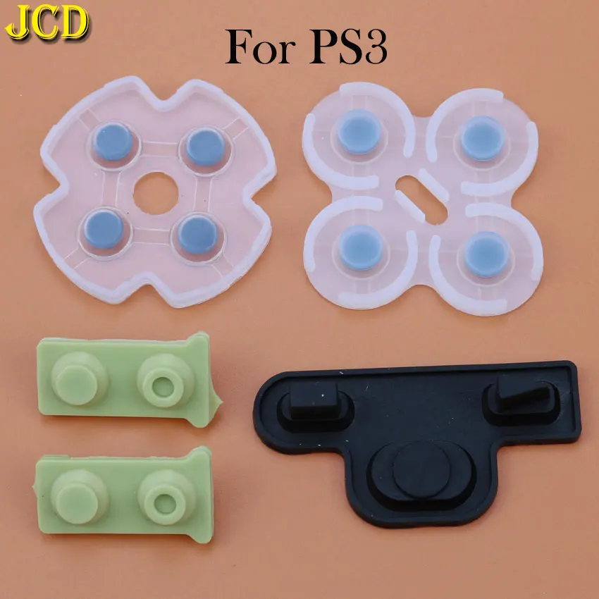 JCD 1 комплект для Dualshock 4 силиконовый резиновый проводящий D Pad PS2 PS3 PS4 PSP1000
