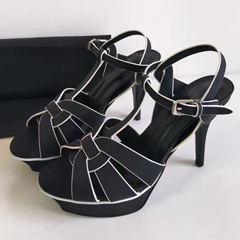 LebaLuka/женские сандалии из натуральной кожи разноцветные туфли на платформе 14 см