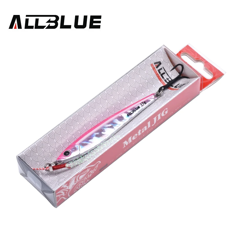 Металлическая приманка для джиггинга ALLBLUE 35 г лазерная искусственная с 3D-принтом