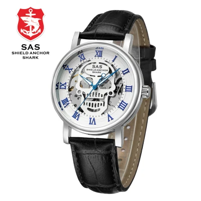 Luxury Mechanical Watch Men Skull Watches Luminous Waterproof Men's Fashion Skeleton Wrist Clock relogio masculino | Наручные часы