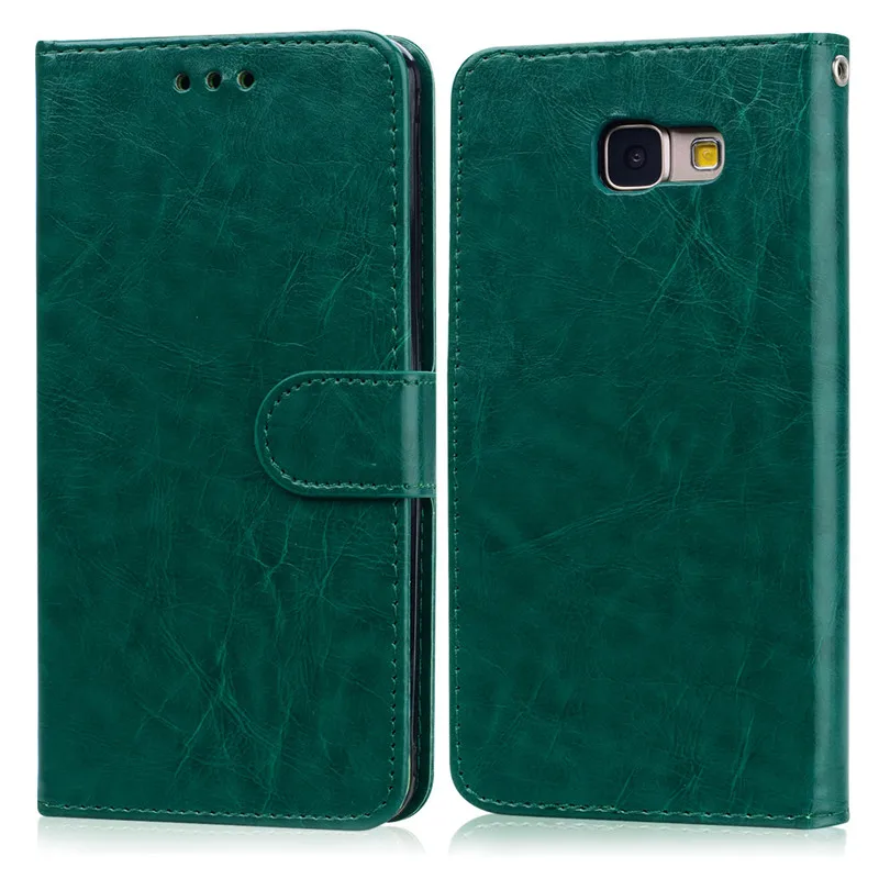 Кожаный чехол бумажник для Samsung A5 2016 A510F роскошный книжка телефона Galaxy