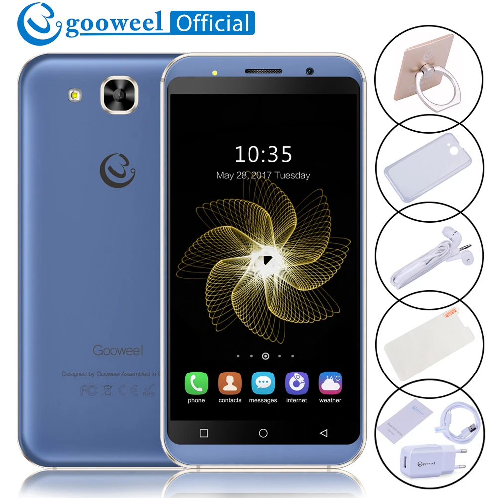 Фото Новый Gooweel S8 Мобильного Телефона 5 3 дюймов HD ips MTK6580 quad core Смартфон 5MP + gps 1 ГБ Новый Gooweel S8 Мобильного Телефона 5 3 дюймов HD ips MTK6580 quad core Смартфон 5MP + gps 1 ГБ