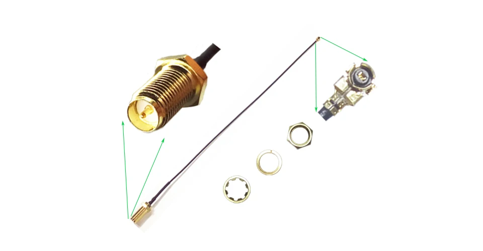 2,4 GHz 5GHz 5,8 Ghz антенна 8dBi RP-SMA разъем двухдиапазонный 2,4G 5G 5,8G wifi антенна SMA female+ 21 см свиной кабель