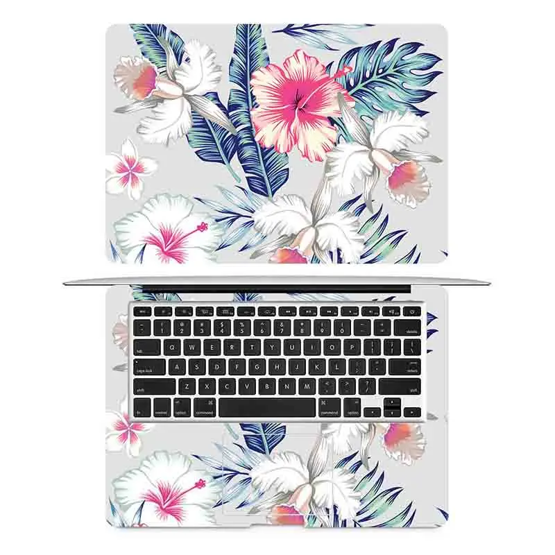 Акварельная цветочная картина наклейка для ноутбука Macbook Pro Air Retina 11 12 13 15 дюймов Mac