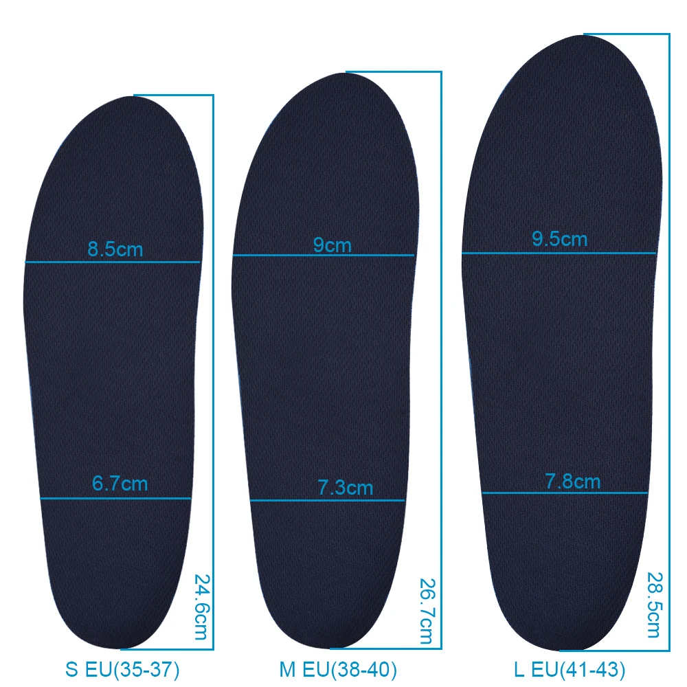 

Elino Men Women Orthopedic Insoles Flat Foot Arch Support Insert O-leg X-leg Correct Orthotic Shoe Pads for Sneakers Sport Shoes