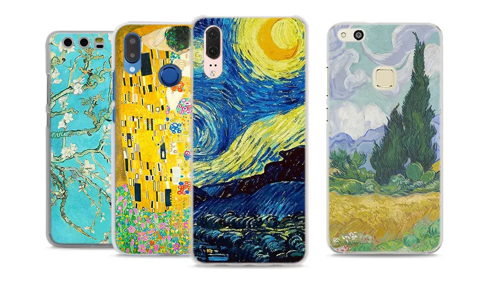 Чехол Ван Гог Звездная ночь для huawei P30 P20 Lite P10 Lite mate 10 Pro 20 Lite жесткий чехол для телефона