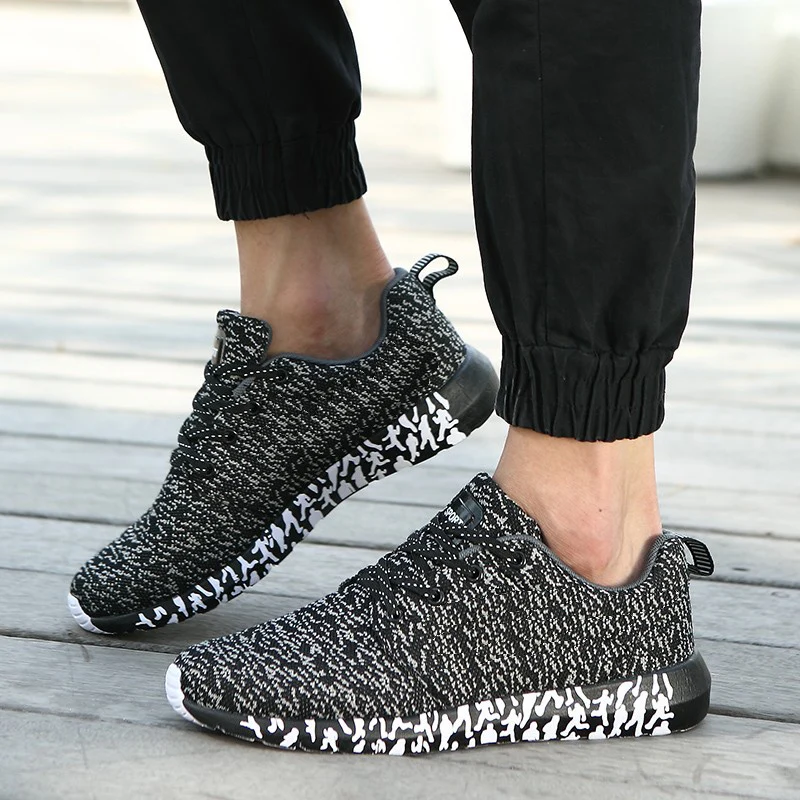 LUONTNOR/унисекс кроссовки для мужчин и женщин Дышащая прогулочная обувь Массажная