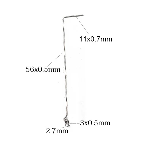 Beadsnice 925 Sterling Silver Fashion Designs Long Chain Post Earrings | Украшения и аксессуары