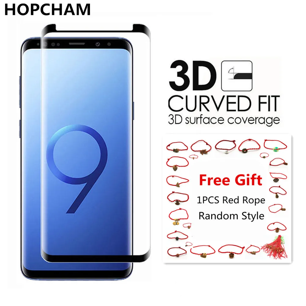 HOPCHAM 3D изогнутое закаленное стекло с полным покрытием для Samsung Galaxy S8 Защитная