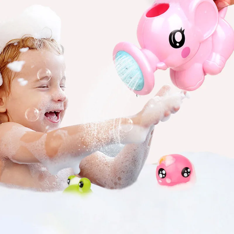 Cartoon Elephant Watering Pot Baby Bath Toys Shower Tool Beach Play Water For Children Kids Boy Girl | Игрушки и хобби