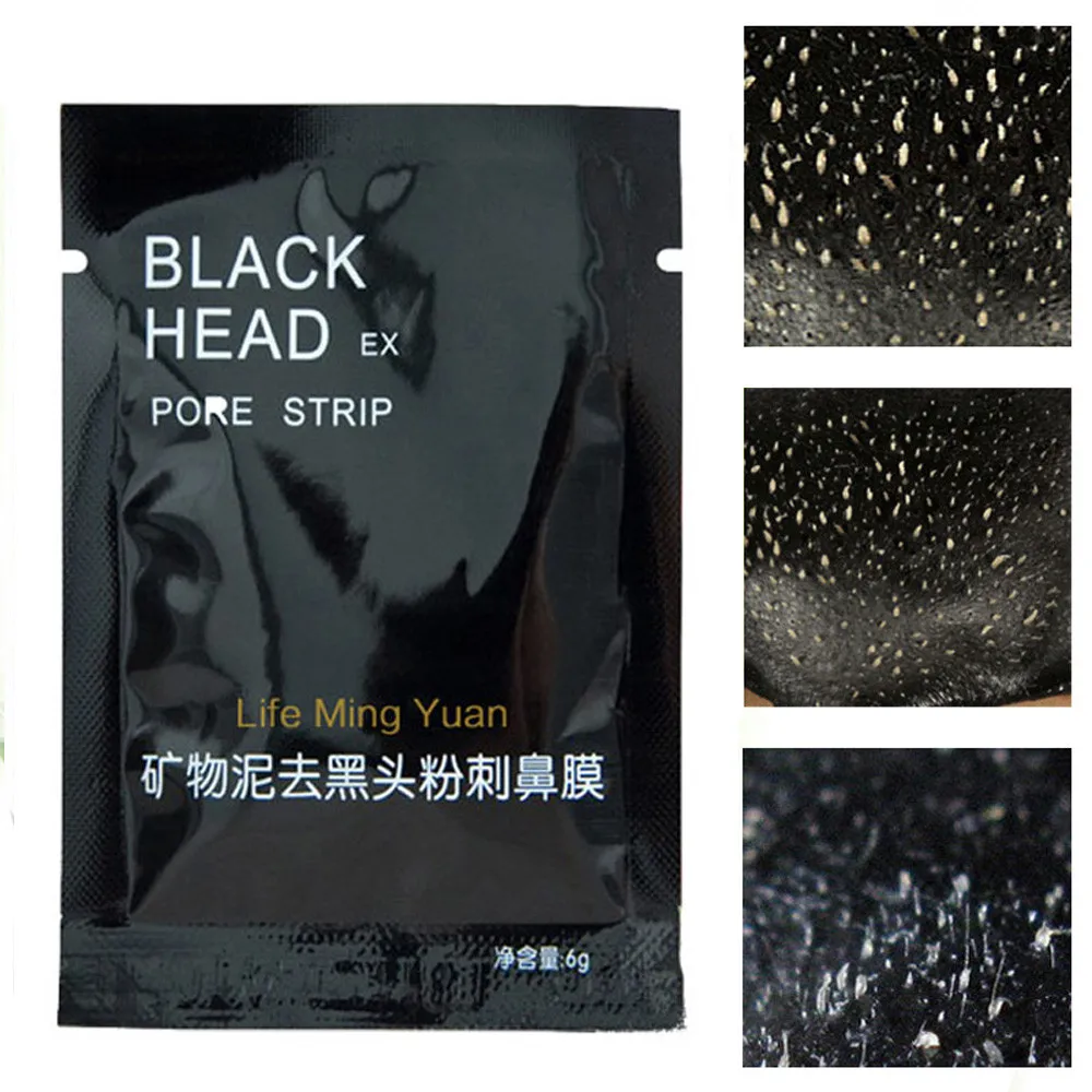 Новая маска для лица Blackhead удаление Глубокая чистка Очищающая акне из черной грязи, черная маска уход за лицом для носа акне Remover29