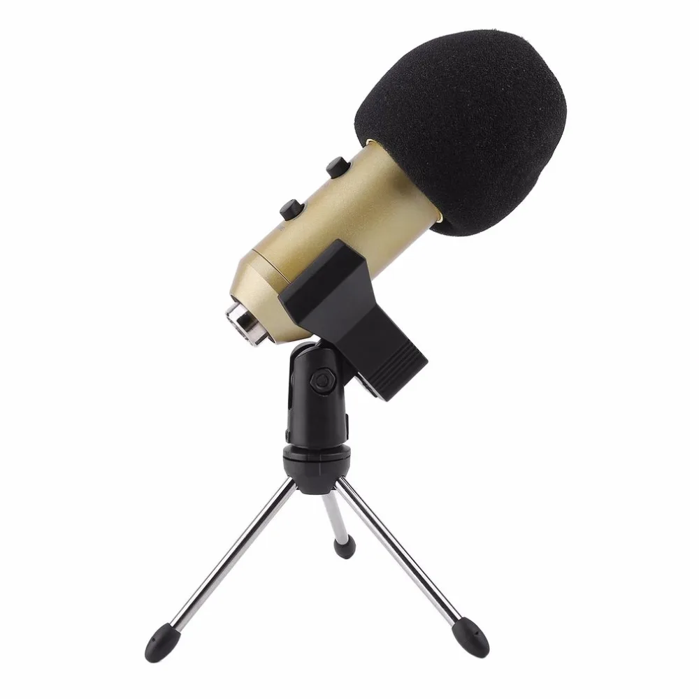 Конденсаторный микрофон для звукозаписи 5 шт./компл. со штативом свободной