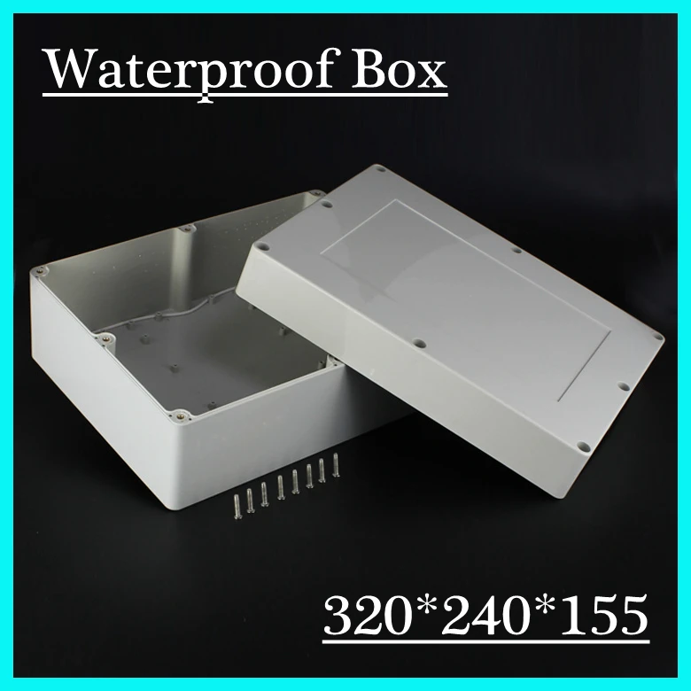 

320*240*155mm PVC Adaptable IP65 Junction Box Outdoor Waterproof Enclosure