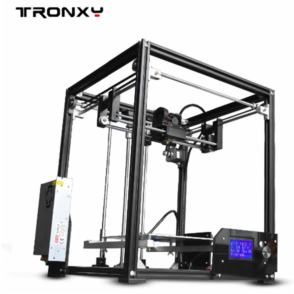 Оригинальный Tronxy X5 алюминиевые профили box 3D принтеры DIY kit из металла FDM технологии