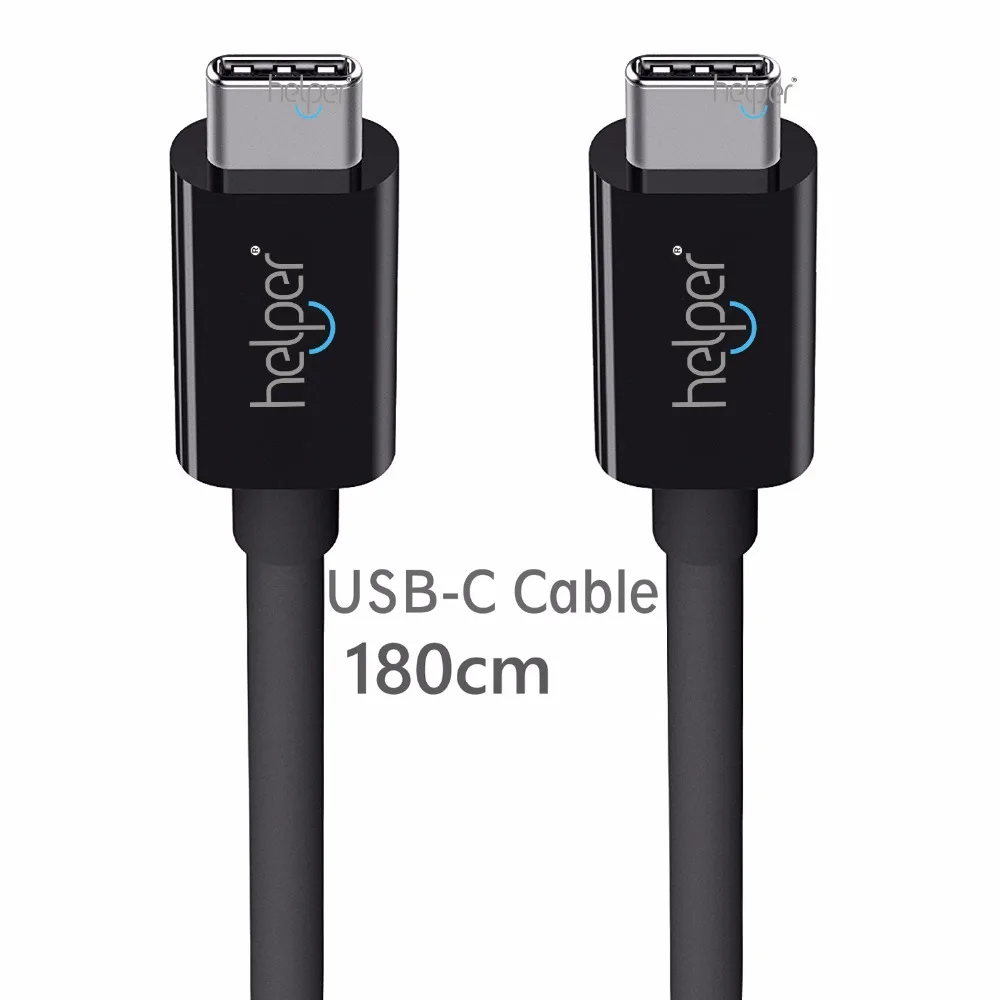 PowerLine USB-C для USB-C 2,0 Кабель 1,8 для устройств usb type-C, включая Galaxy S8, S8+, Google Pixel, Nexus 6 P, huawei Matebo