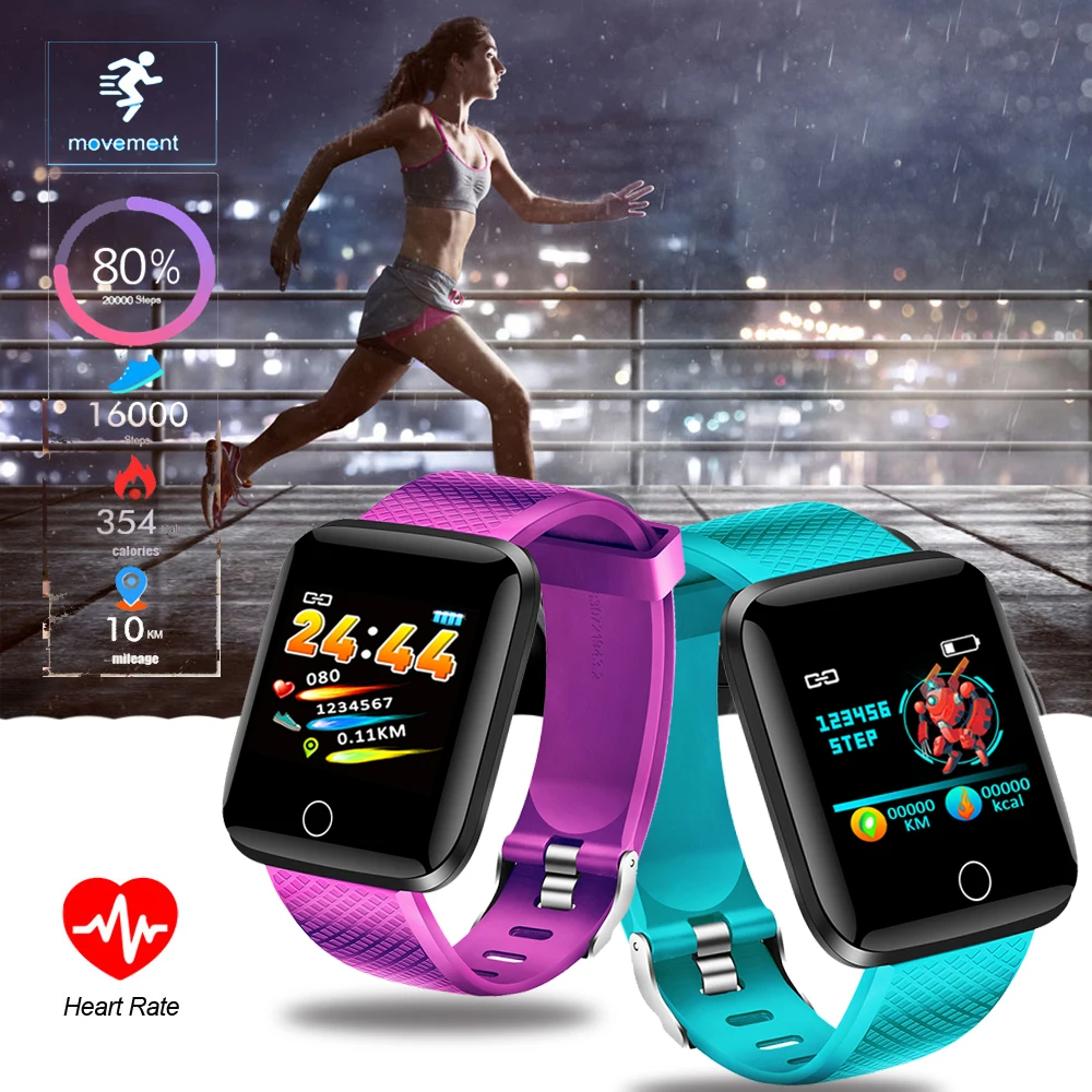 Женский спортивный смарт браслет LIGE монитор артериального давления и пульса