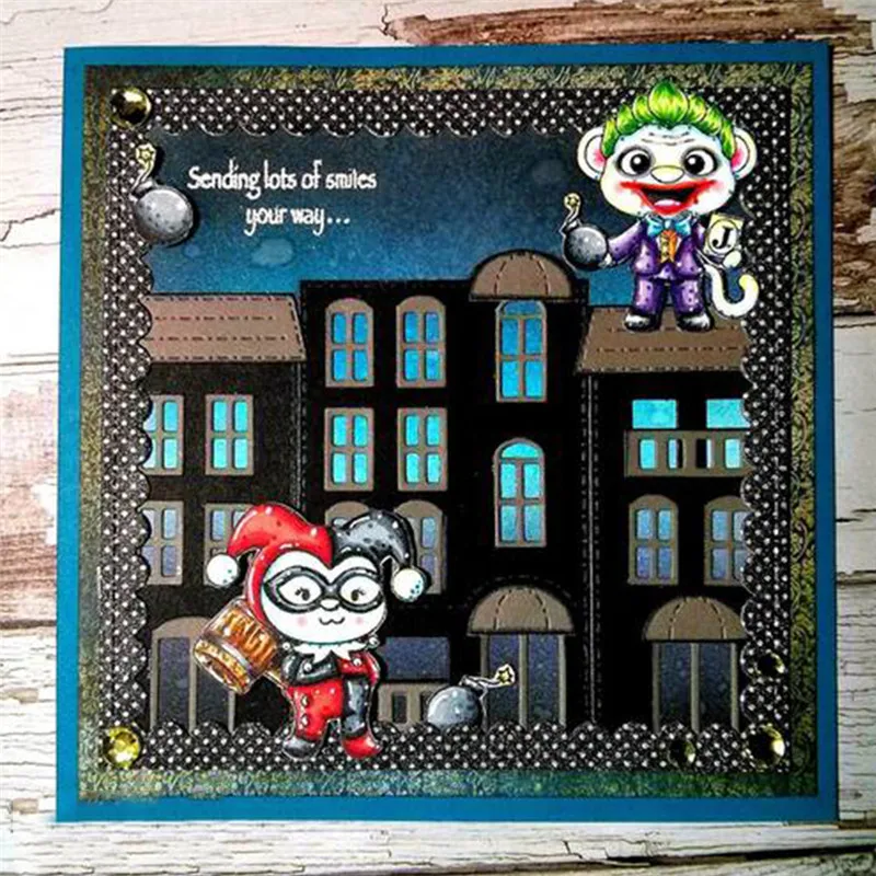 GJCrafts 2019 New Building Dies Metal Cutting for Scrapbooking DIY Album Embossing Stencils Paper Craft Cut | Дом и сад