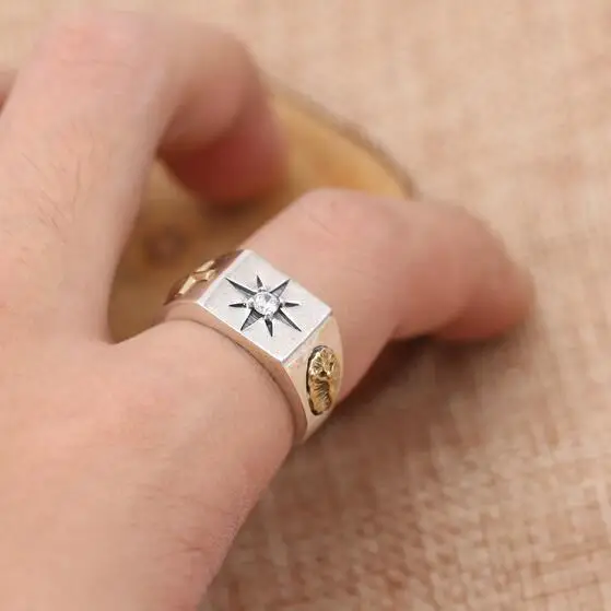 

Thai 925 Silver Cross Ring100% Sterling Silver Cross Ring Thai 925 Silver Ring Resizable