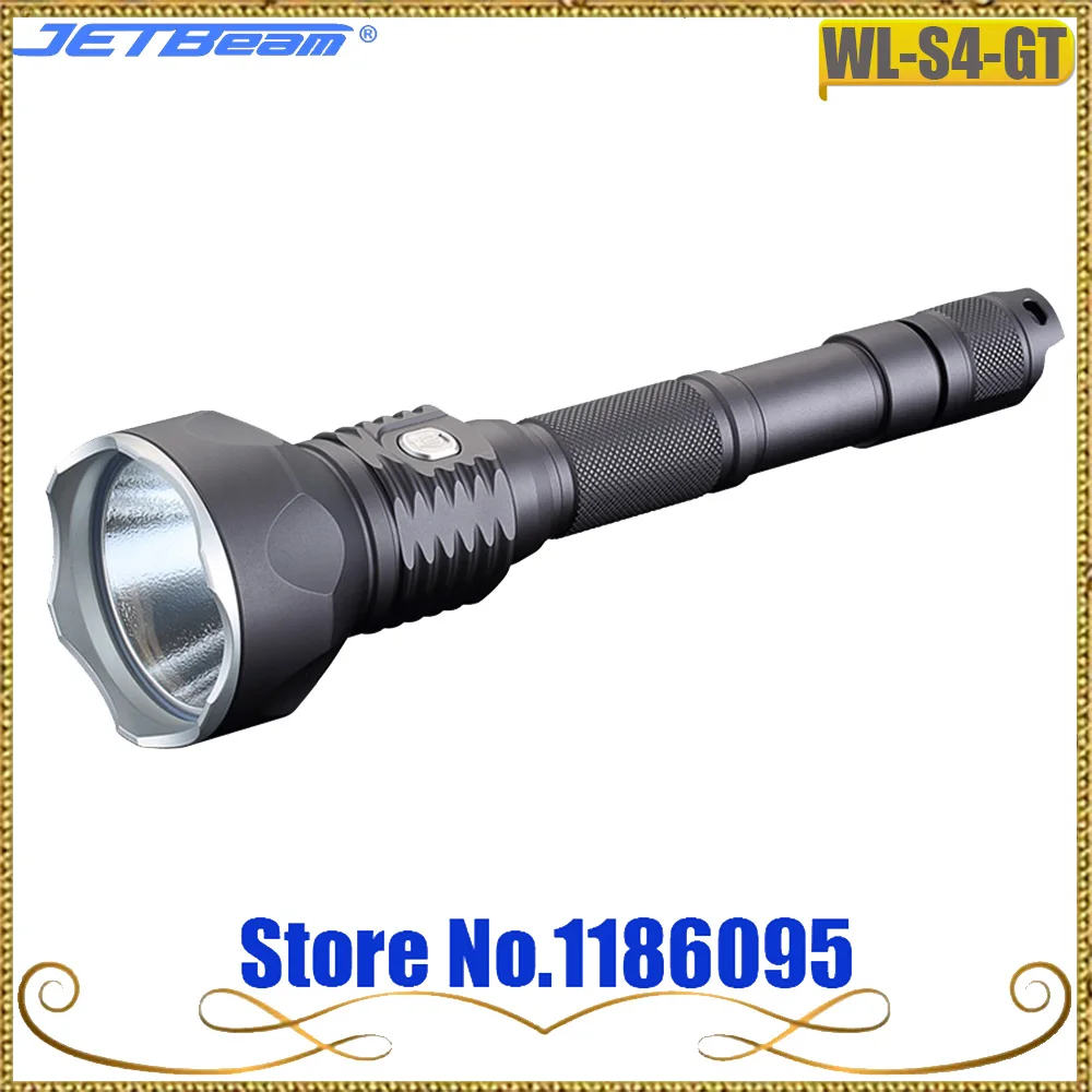 JETBeam WL-S4-GT охотничий фонарь Cree XHP70 светодиодный MAX.3300 люмен луч расстоянии 400 м тактический фонарик для Спорт на открытом воздухе