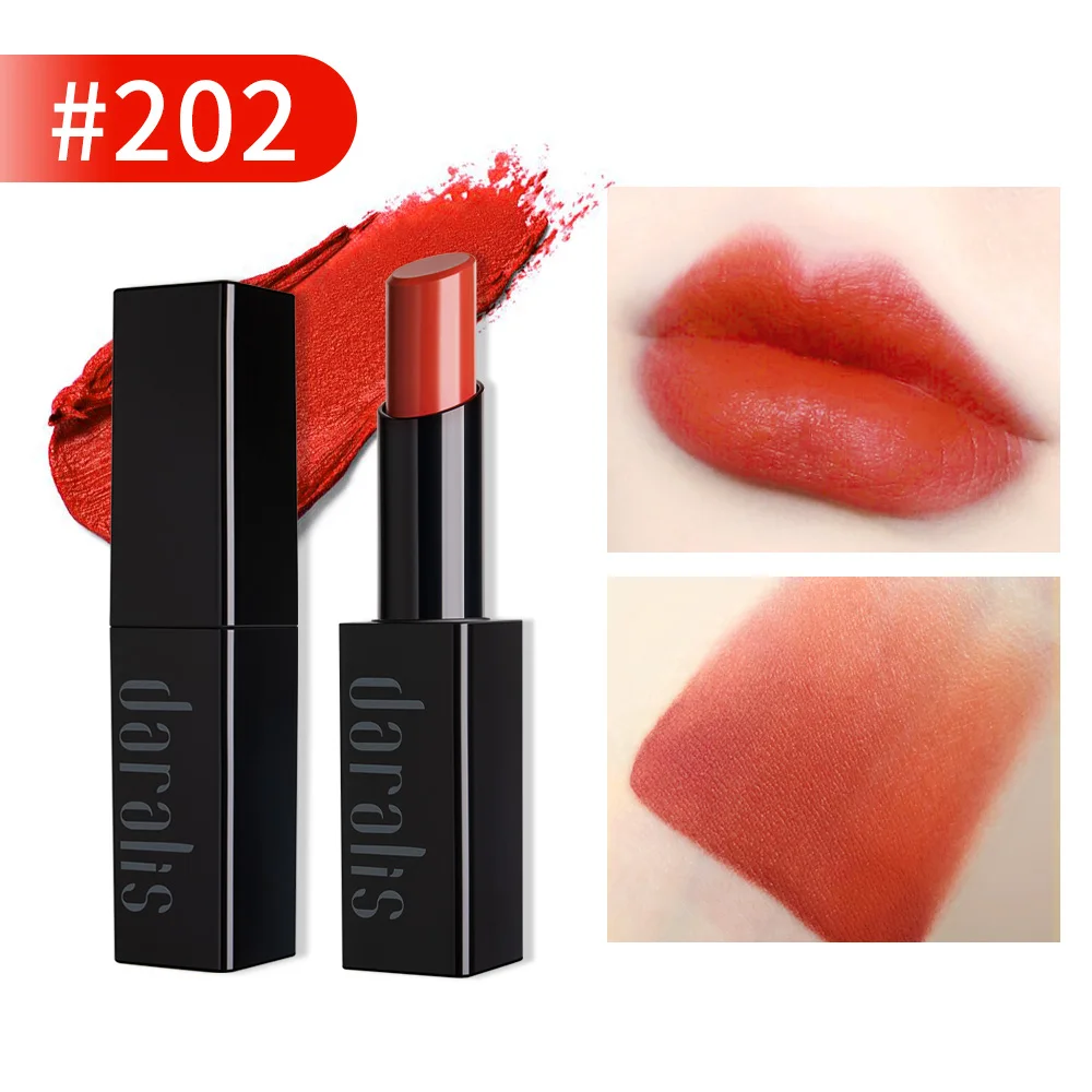 Blood Orange Daralis Matte Lipsticks Waterproof Long-lasting Matte Lipstick Lip Sticks Cosmetic Easy to Wear Matte Batom Makeup Lipstick - Цвет: Blood Orange