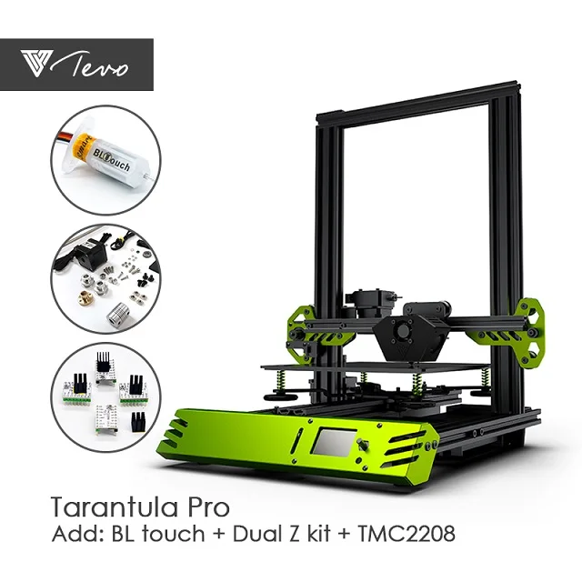 BL TMC2208 Dual Z Наборы 3d принтеров TEVO Тарантул про алюминиевый экструзионный 3d принтер комплект 3d принтер sd-карта lcd WiFi опционально - Цвет: BL TMC2208 Dual Z