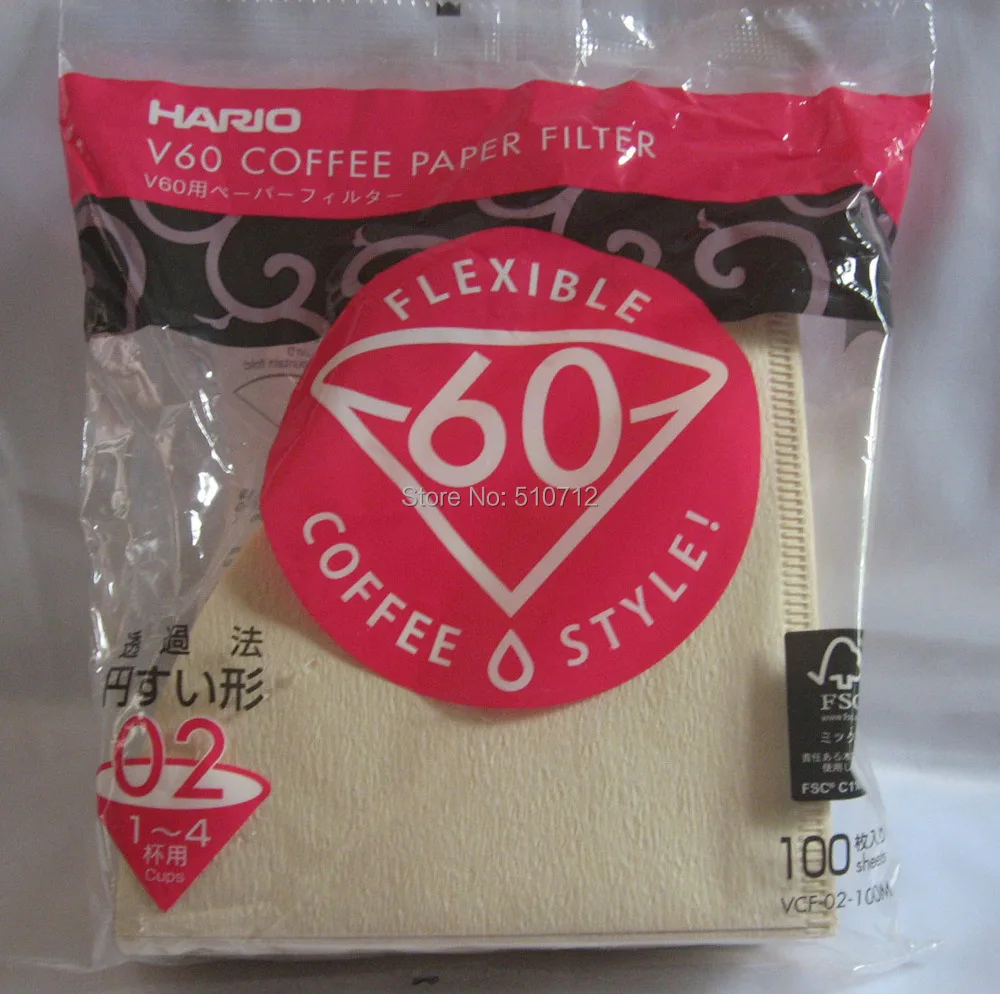 Hario V60 Кофе Бумага фильтр 2 упак./лот | Дом и сад