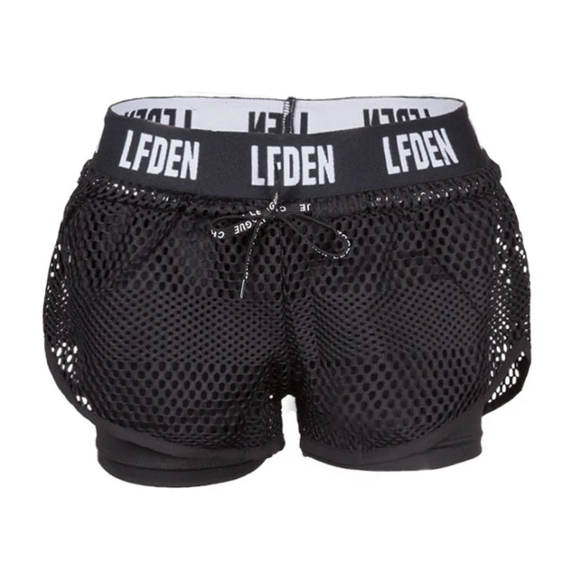 Спортивные шорты с индивидуальным принтом быстросохнущие женские для фитнеса