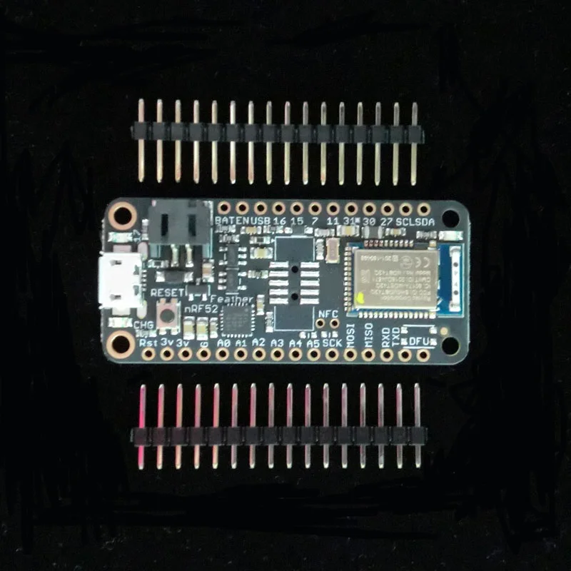 1 pcs x Wireless Feather nRF52 Bluefruit LE Development Board | Электронные компоненты и принадлежности