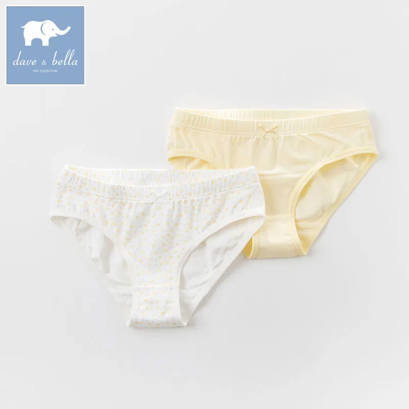 Милые трусики для девочек dave bella розовые и желтые с принтом|Трусики| |