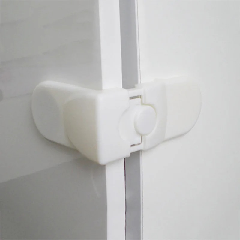 Style 3 white 5 шт./лот детский безопасный замок шкаф, ящик, туалет, безопасный замок, функциональный детский холодильник, защита безопасности, замок для туалета - Цвет: Style 3 white