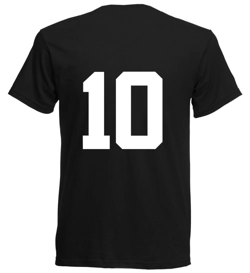 

Indonesien 2019 T-Shirt Trikot Style Fubball Nummer All 10 Sporter Footballer Soccers 2019 Latest O-Neck Sunlight Men T-Shirt