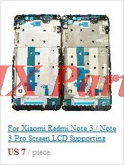 Для Xiaomi RedRice Redmi 4X Оригинальная передняя рамка Корпус ЖК-экран держатель рамка запасные части