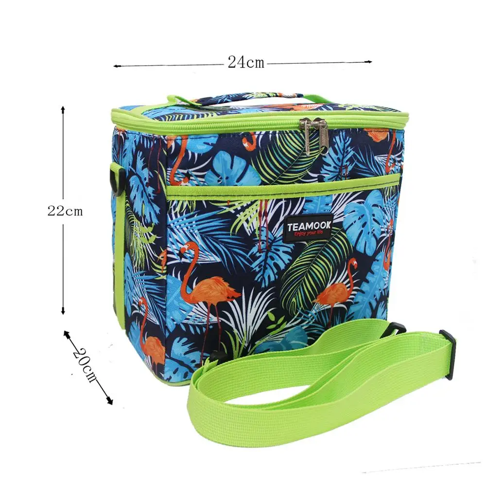 Портативная Изолированная оксфордская большая сумка для ланча с изображением