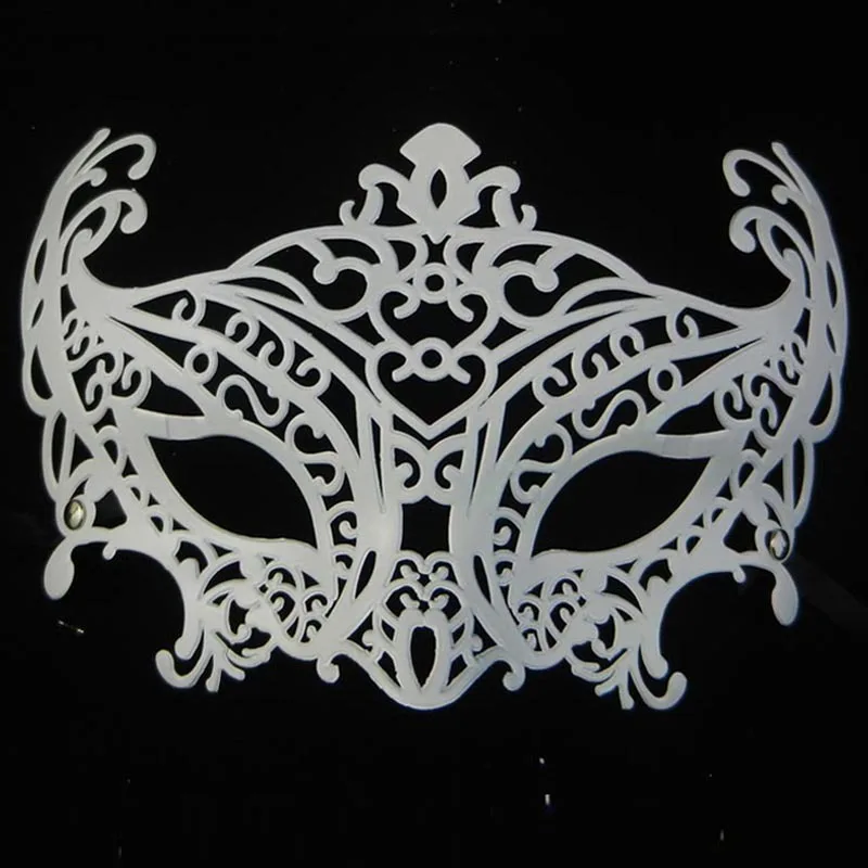 Черно-белая лисица полмаски для лица модный реквизит шоу нарядное платье маска