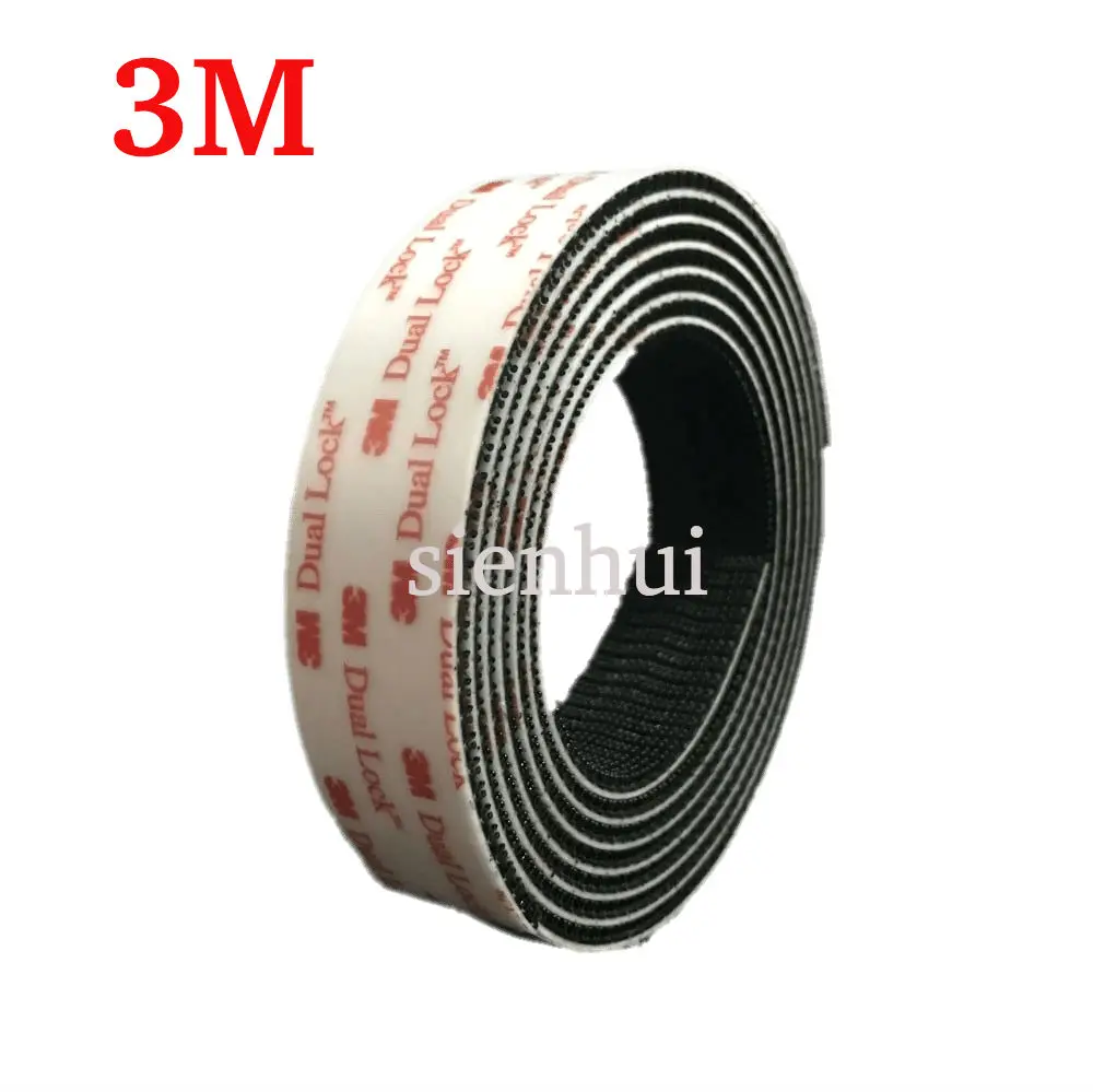 3 м SJ3550 Dual Lock Черный VHB гриб клейкой крепежной ленты, Тип 250/(25,4 мм х 2 м