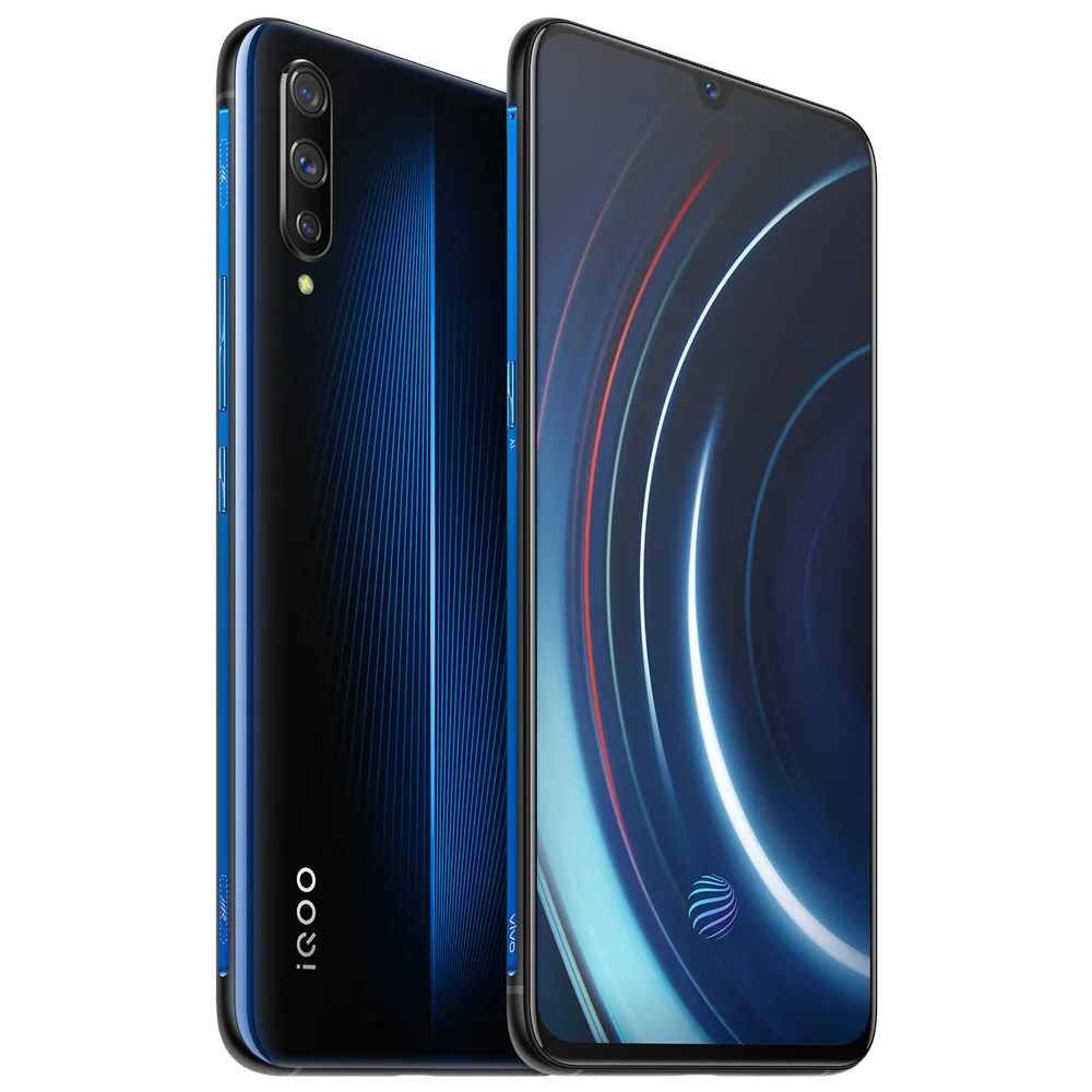 Оригинал iQOO 6 41 ''Супер AMOLED мобильный телефон NFC Snapdragon 855 4000 мАч большая батарея