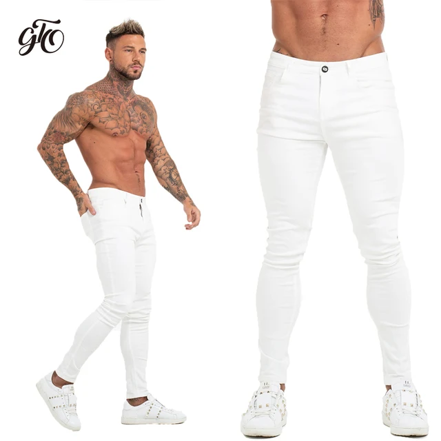 Jeans Men 2020 Stretch Ripped Pants 6