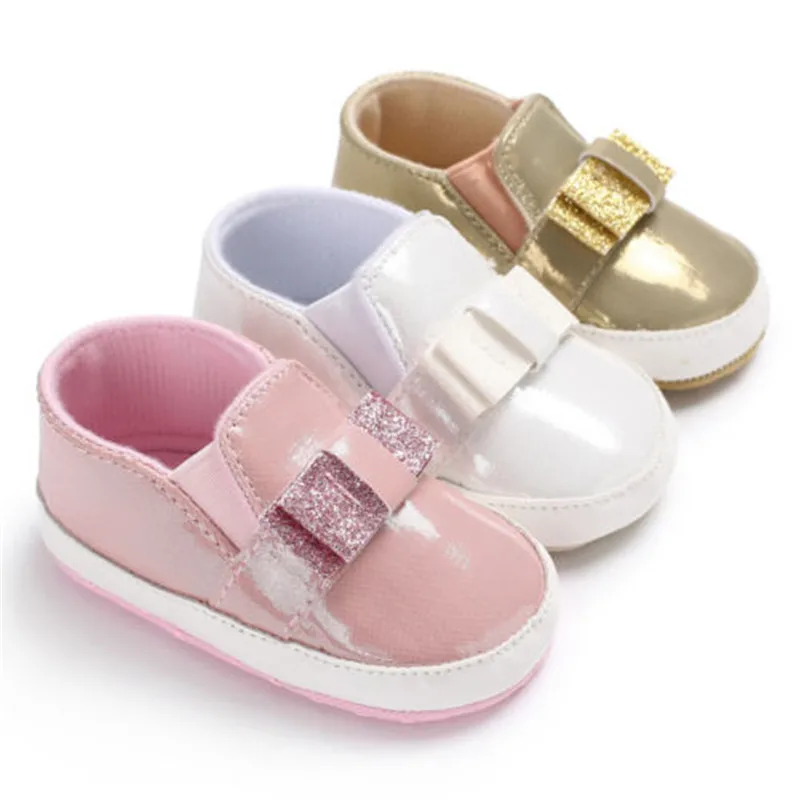 Newborn Toddler Infant Cute Baby Girls Boys Solid Crib Shoes Walk Booties Boot Sandals Sequins | Детская одежда и обувь