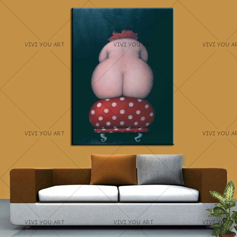 Naked Girl настенные картины Масляные 100% ручная роспись Современное Абстрактное