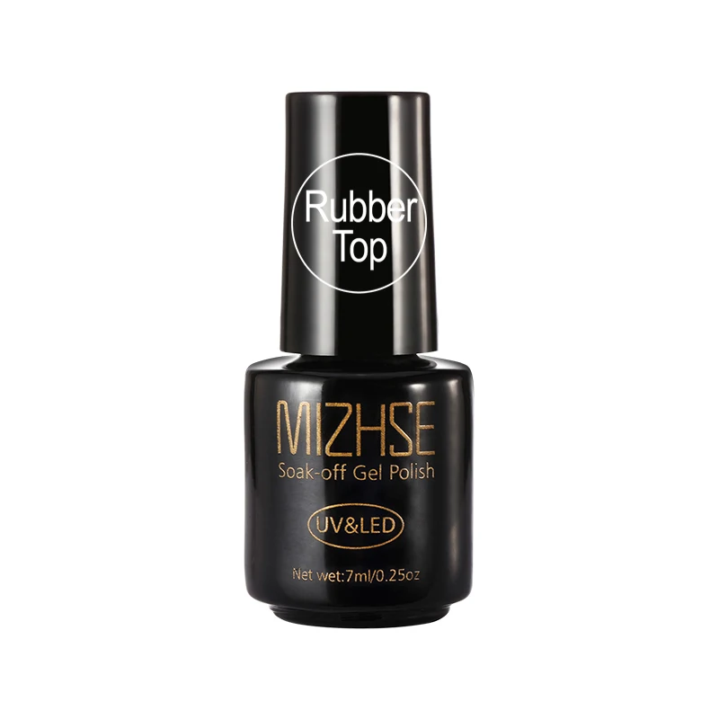 Rubber Top Coat MIZHSE строительный Гель-лак для ногтей полигель 15 г Полупостоянный лак строительный УФ-гель Nagellak набор маникюра для наращивания ногтей полигель - Цвет: Rubber Top Coat